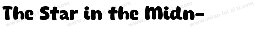 The Star in the Midn字体转换